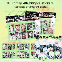 TF Family 3rd 4th Chen Junming Chen Yiheng Idols รูปถ่ายสติกเกอร์, 40-200pcs, T.O.P Su Xinhao Zhu Zh