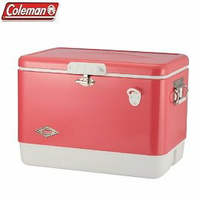 [ Coleman ] 51L經典鋼甲冰箱 草莓紅 / 公司貨 CM-04166