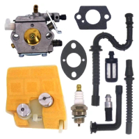 2023 New Metal Carburetor Air Filter Tune Up Kit for Sthil 024 026 MS240 MS260 024AV 024S Chainsaw Parts Replace for Walbro 194