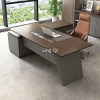 Table For Study Square Dressing Gaming Chair Office Desk Accessories Furniture L Shaped Automatic Computer Boss Tables Setup Tv