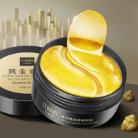 60pcs Skincare Eye Mask 24K Gold Collagen Eye Mask Remove Dark Circles Eyebag Eye Patches Face Skin Care Product Korean Cosmetic