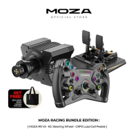 MOZA Racing R9 V3 DD Wheel Base with KS Open Wheel & CRP2 Pedal | High-Quality Racing Simulator