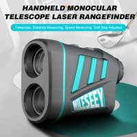 MiLESEEY 600m Outdoor Pulse Laser Range Finder Distance Meter 6X Handheld Monocular Telescope Laser Range Finder Outdoor