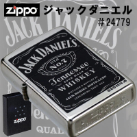Zippo 24779 Jack Daniel's 標誌打火機 - 街頭鉻經典徽章 Jack Daniel's Label Lighter - Street Chrome Classic Emblem