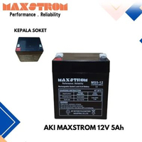 AKI MAXTROM AKI KERING SPEAKER AKI EMERGENCY 12V 5Ah