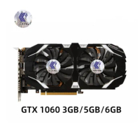 Used MIS GeForce GTX 1060 3GB 5GB 6GB Gaming Graphic Card GDDR5 6pin PCI-E 3.0 x 16 Video Cards GPU Desktop CPU Motherboard