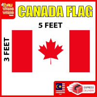 CANADA FLAG 3x5 FEET KAKI / READY STOCK MALAYSIA / BENDERA NEGARA CANADA FLAGS