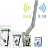 H-department store  🇹🇭จัดส่งทันที เสารับสัญญาณ ตัวรับ WIFI 600M 2db สำหรับคอมพิวเตอร์ โน้ตบุ๊ค แล็ปท