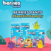Berries Baby Pants size L isi 30 untuk bb 9-14kg  Diapers Bayi Katun
