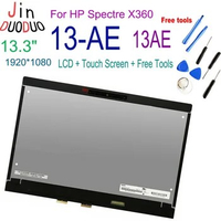 13.3”Original For HP Spectre x360 13-AE LCD Display Touch Screen Digitizer Assembly For HP x360 13-AE Display Replacement 13AE