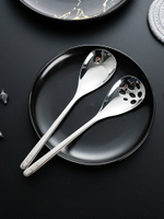 304不銹鋼分菜公勺創意家用公用勺子湯勺漏勺分餐勺飯勺