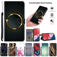 3D Flower pattern Magnetic Wallet Leather For Sony Xperia 1 5 10 II III IV Lite Flip Case Sony Xperia 1V 10 V 2023 Funda