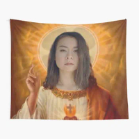 Our Lord And Savior Mitski Tapestry Bedroom Art Beautiful Room Hanging Blanket Decoration Travel Yoga Colored Mat Wall Printed