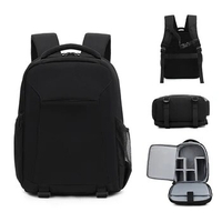 Camera Backpack Storager Bag with Flexible Dividers for Laptop/ Canon/ Nikon/ Sony/ SLR Camera / Lens/ Tripod/ Water Bottle