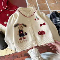 Girls' Sweater Baby Autumn Winter Coat Infant Early Autumn Clothes Little Girl Super Cute Knitted Sw