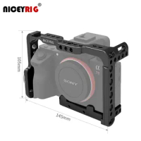 (Upgrade Version)Niceyrig A7R IV A7R4 Dedicated Camera Cage With cold shoe For Sony A7MIII A7Rlll A7ll A7Rll A7Sll A9