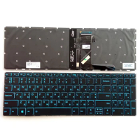 New For Lenovo Ideapad 320-15iap 320-15ast Keyboard Blue Backlit RU