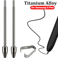 1-3Pcs Metal Tips with Removal Tool For Samsung Galaxy Tab S6 S7 S8 S9 S23 S24 Note20 Note10 Titanium Alloy Stylus Pencil Nib