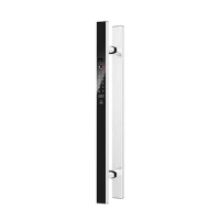 Smart BLE RFID Fingerprint electric glass door handle lock for Home/ Office