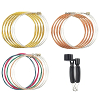 Bộ dây đàn guitar acoustic (3 bộ) kèm dụng cụ đổi dây đàn 3 trong 1 gồm cuộn dây và dao cắt