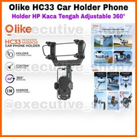 Olike HC33 Car Holder Phone - Holder HP Kaca Tengah Adjustable 360