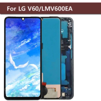 Tested For LG V60 ThinQ 5G Touch Screen Digitizer Assembly Super AMOLED Pantalla LM-V600 Screen Replacement Part For LG V60 LCD