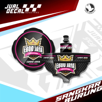 Sticker Tebok Bulat LB BATMAN PLECI Kandang motif EBOD JAYA PRESTIGE