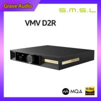 SMSL VMV D2R Decoder MQA-CD BD34301EKV Chip DAC Support up to DSD512 32Bit/768kHz with Remote Control