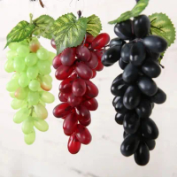Simulated Grape Artificial Realistic Fruit Plant For Garden Household Pendant Decoration Children Toys Wedding Party Decor