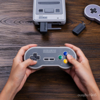 八位堂8Bitdo八位堂SF30 2.4G經典無線手柄SFCSNES迷你遊戲主機即插即用 DNF5