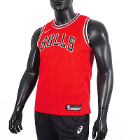 Nike NBA [WZ2B7BZ2W-BUL] 青少年 球衣 籃球背心 背心 圓領 公牛 紅白
