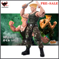 Original Anime Street Fighter Guile S.H.Figuarts Sutorito Faita PVC Action Figure SHF Collection TAMASHI Gifts Toys Doll Model