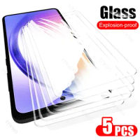 5PCS Tempered Glass for Samsung Galaxy A54 Full Glue Cover HD Glass Screen Protector for Samsung A54 A 54 54a 6.4" SM-A546V Glas