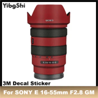 For SONY E 16-55mm F2.8 GM Lens Sticker Protective Skin Decal Vinyl Wrap Film Anti-Scratch Protector Coat SEL1655G F2.8/16-55