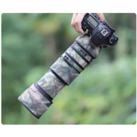 For Tamron SP 100-400mm F4.5-6.3 Di VC USD Lens Waterproof Camouflage Coat Rain Cover Protective Sleeve Case Nylon Guns Cloth