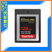 SanDisk Extreme PRO CFexpress Type B 128GB/128G 1700MB/s 記憶卡(公司貨)【APP下單4%點數回饋】