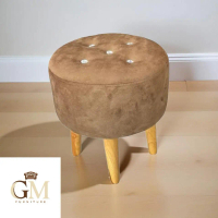Sofa stool cafe dan ruang tamu Kayu Kursi Meja Minimalis Bundar Furniture Jati
