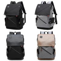 Enlarge Backpack USB External Charge 15.6 Inch Laptop Backpack Shoulders Men Anti-Theft Waterproof Travel Backpack