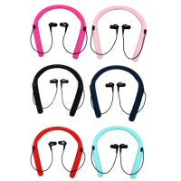Soft Silicone Cover Protective Case for Sony WI-1000X Wireless Headset Accessories Replacement Headphones Sleeve Cover