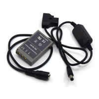 D-Tap Charger Cable 8V+PS-BLS-5 BLS5 Dummy Battery for Olympus PEN E-PL7 E-PL5 E-PM2 Stylus 1 1s OM-D E-M10 E-M10 Mark II III