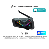 BLAISE V15S Mesh Intercom Helm 15 Orang 1000M Antena Extendable 3 Mode EQ Headset Helm Motor Garansi