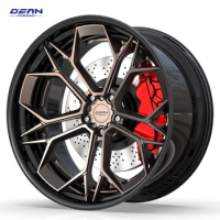 for DEAN C007 custom forged wheels 16 to 22 inch 6061-T6 aluminum alloy wheel LC500 5X114.3 5X112 5X120 5X115 wheels