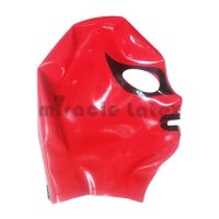 Latex Hood Mask Cosplay Unisex