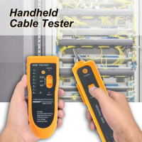 Network Cable Tester Cat5 Cat6 RJ11 RJ45 Telephone Cable Tracker Tool Wire Toner LAN Ethernet Network Cable Detector Line Finder