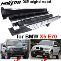 side step pedal running board side bar for BMW X5 E70 2008 2009 2010 2011 2012 2013,OE style,big factory supply,reliable quality