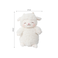 MINISO MINISO Sheep Baa Series Standing Cherry Blossom Sheep Plush Doll Warm White Lamb Super Soft Doll