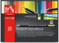 瑞士 CARAN D'ACHE 卡達 MUSEUM 博物館級水性色鉛筆 (20色) 風