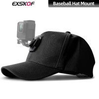 For GoPro Baseball Cap Hat with Action Camera Holder Mount Bracket For GoPro Hero 12 11 10 9 8 7 6 5 Insta360 X3 DJI Action 3 2