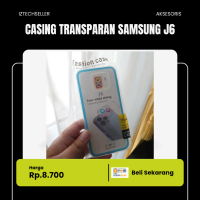 Casing Transparan untuk Samsung J6