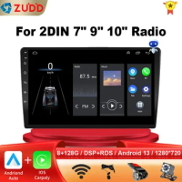 2 Din Android 7/ 9 /1 Inch Car Multimedia Video Player 2DIN Stereo Radio GPS For Tesla Style Nissan Hyundai Kia Toyota Honda